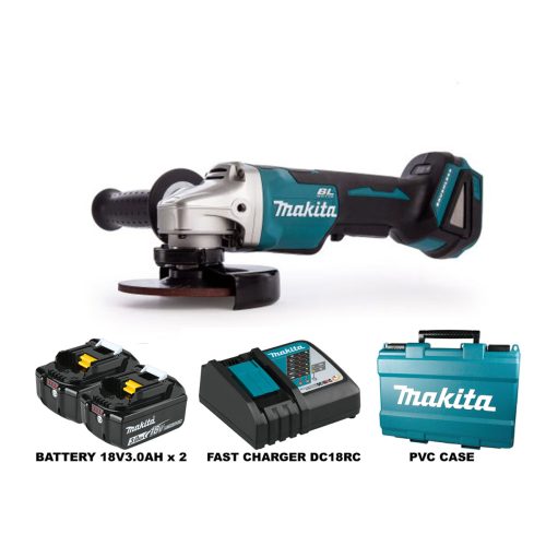 MAKITA DGA508RFE 125 mm (5") 18V Cordless Angle Grinder