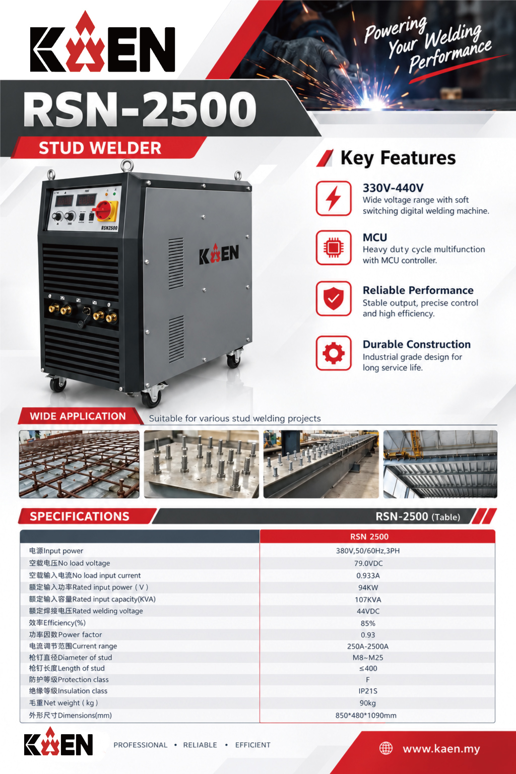 KAEN RSN2500 Stud Welding Machine - Image 2