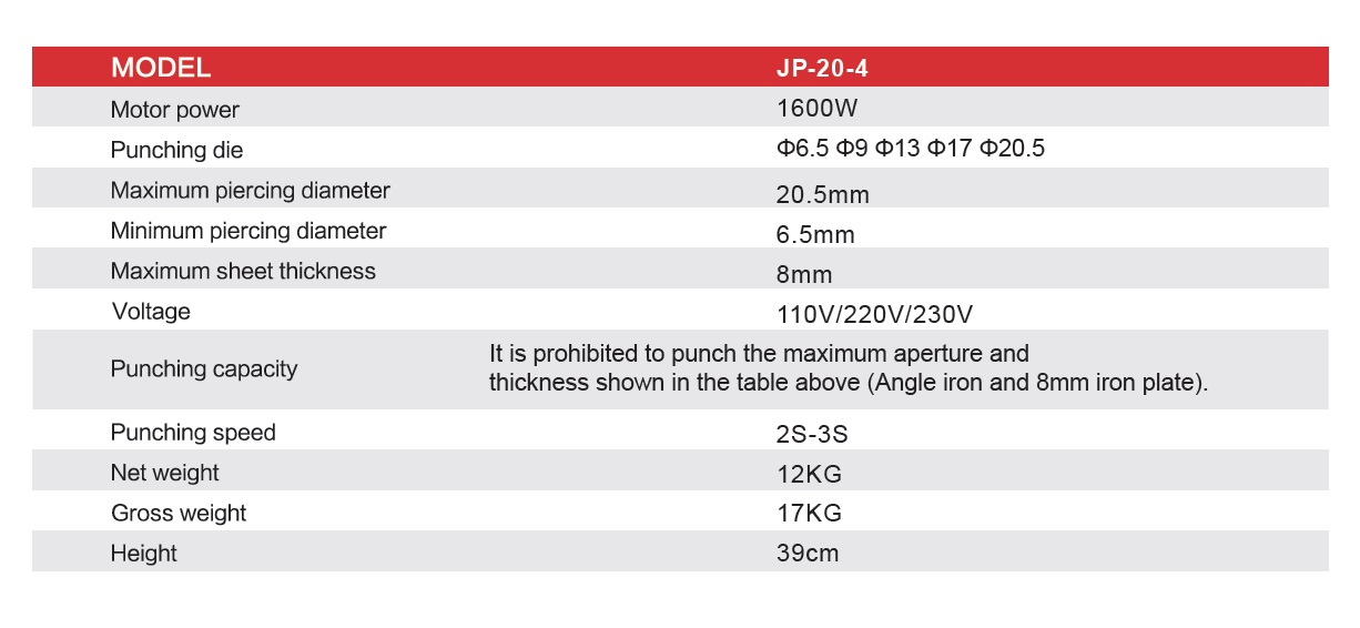 KAEN JP-20-4 Electric Punching Machine - Image 2