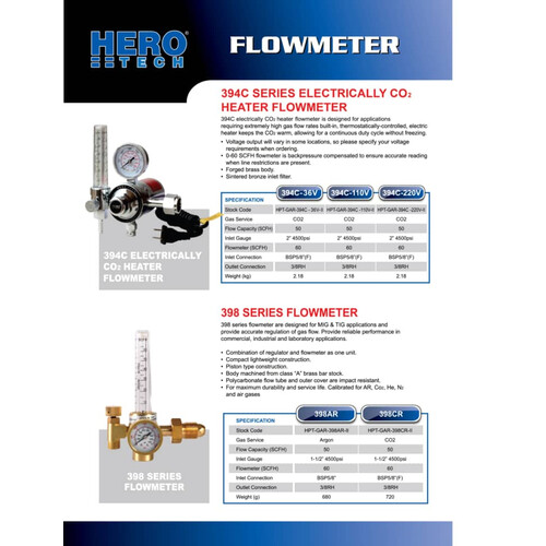 HEROTECH CO2 HEATER REGULATOR 394C SERIES - Image 2