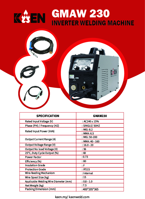KAEN GMAW230 MIG Welding Machine - Image 2
